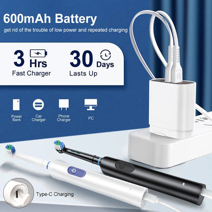 SmartBrush - Rechargeable Electric Toothbrush